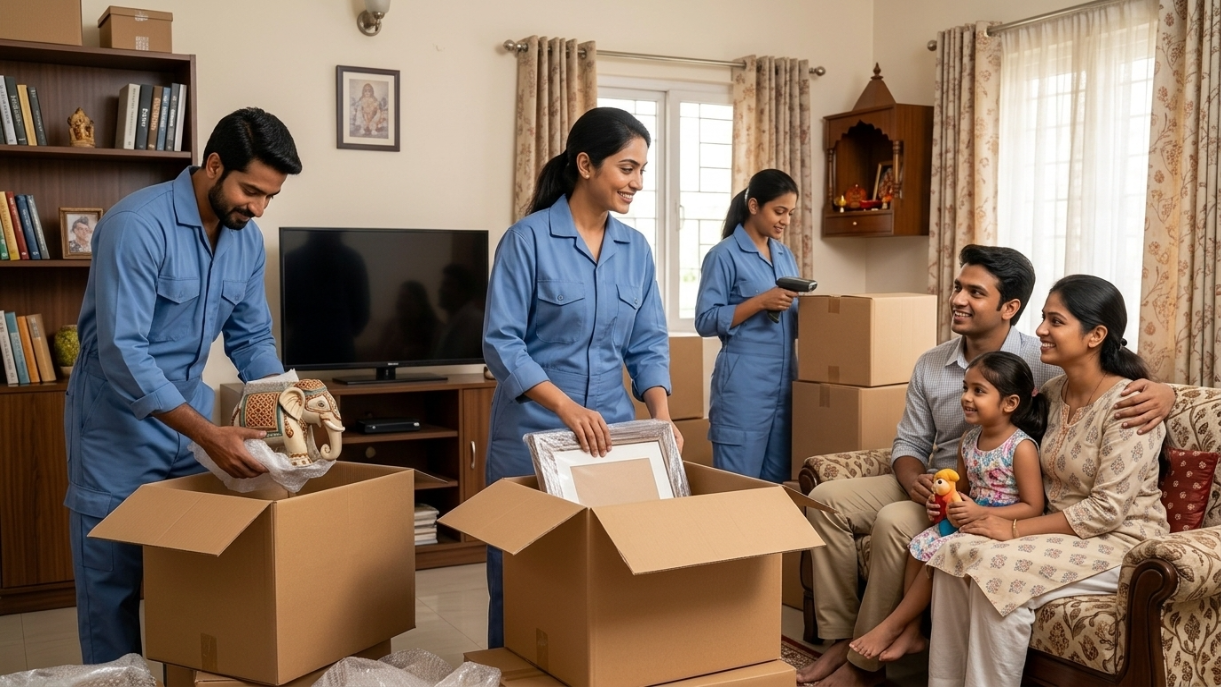 happy family Elvin Packers And Movers